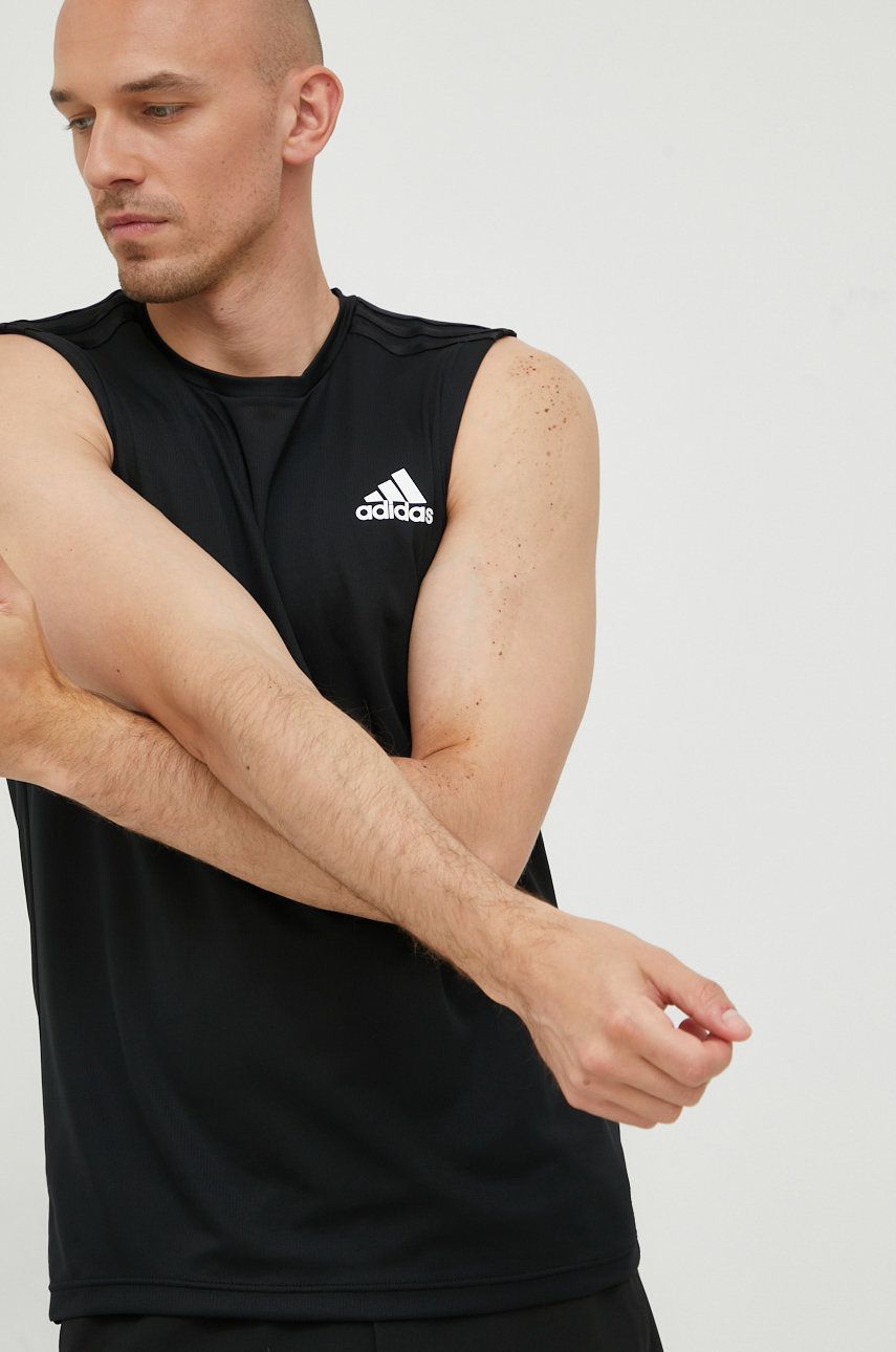 Безрукавка adidas Performance adidas Performance Designed To Move Training Sleeveless T-Shirt чорний | GM2130, 0