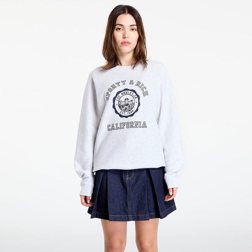 Світшоти Sporty & Rich Sporty & Rich California Emblem Soft Crewneck Sweatshirt Сірий | ST082625508GY03