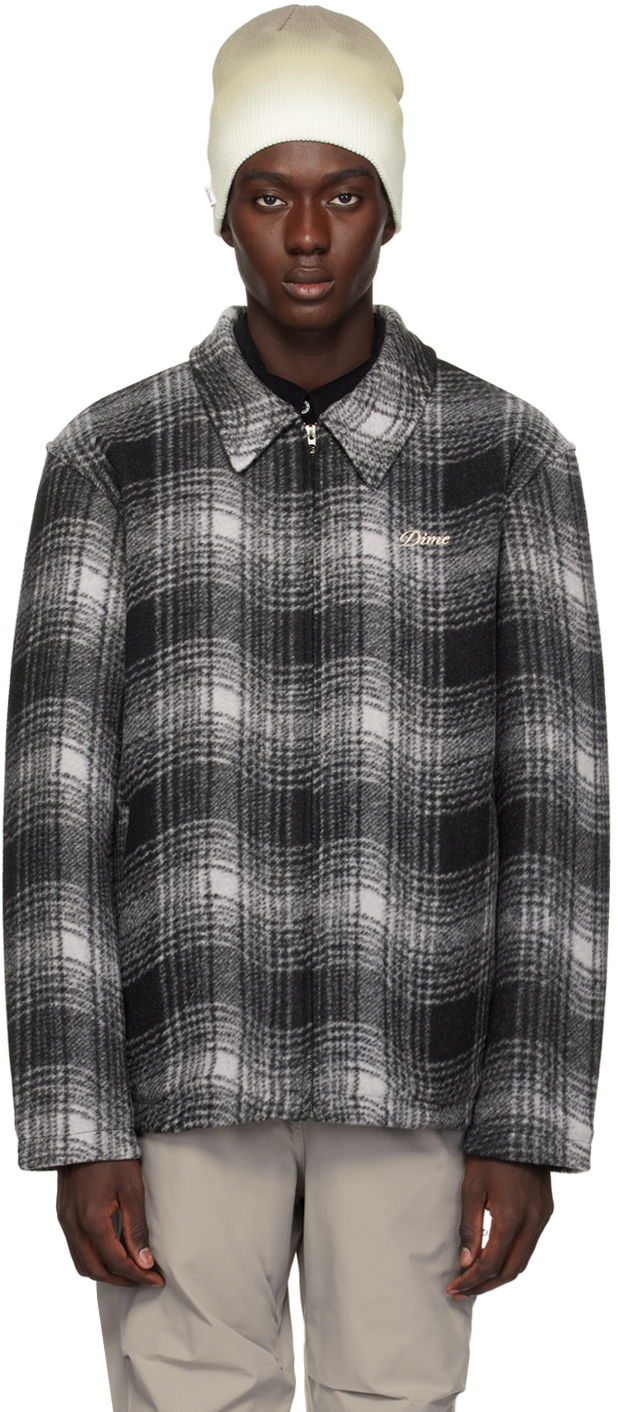 Куртка Dime Wave Plaid Jacket Сірий | DIMEHO233CHA