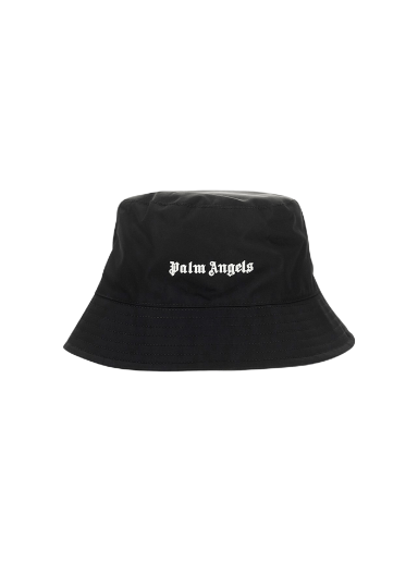 Капелюх Palm Angels Logo Bucket Hat чорний | PWLA011C99FAB0011001
