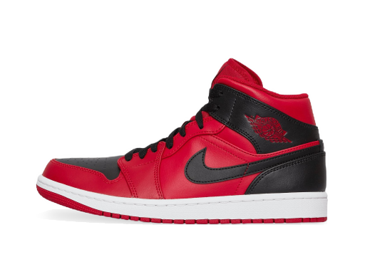 Кросівки та взуття Jordan Air Jordan 1 Mid "Reverse Bred" (2021) Червоний | 554724-660