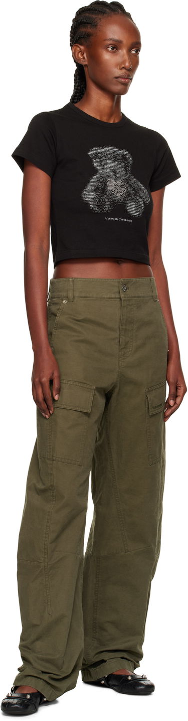 Штани карго We11done We11done Curved Cargo Trousers Зелений | WD-PT2-25-216-W-KK, 3