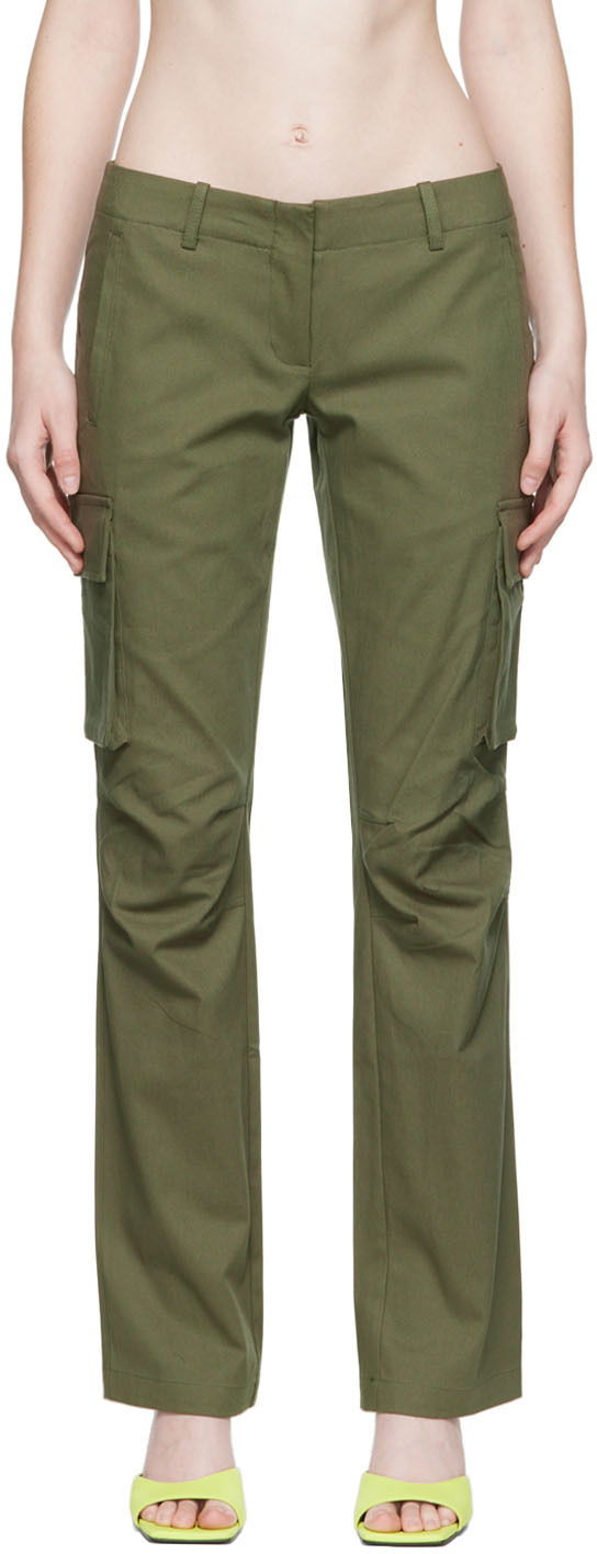 Штани карго Miaou Miaou Raven Cargo Trousers Зелений | 1019-CL-MOS-SC