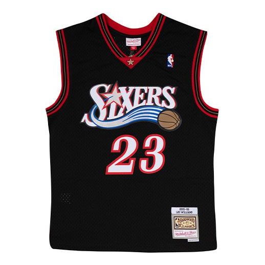 Джерсі Mitchell & Ness Mitchell & Ness NBA 76ers Basketball Jersey чорний | SMJYGS20049-P76BLCK05LWM