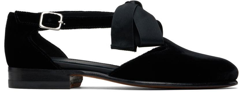 Кросівки та взуття Bode Velvet Theater Ballerina Flats чорний | MRFW000031