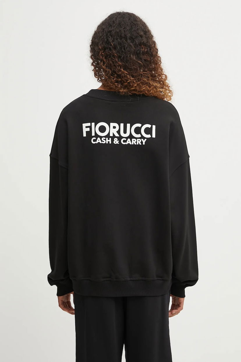 Світшоти Fiorucci Fiorucci Cash and Carry Print Relaxed Crewneck Sweatshirt чорний | W02FPSCR188CJ01BK01