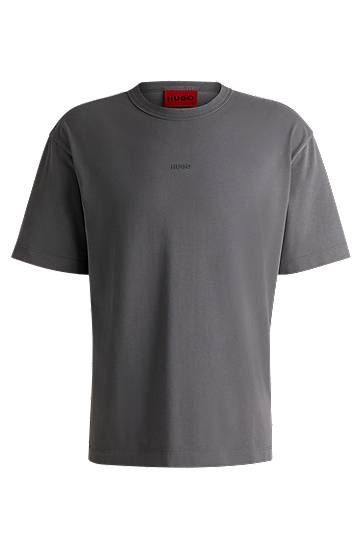Футболка BOSS BOSS Regular-Fit Logo T-Shirt Сірий | 50531739