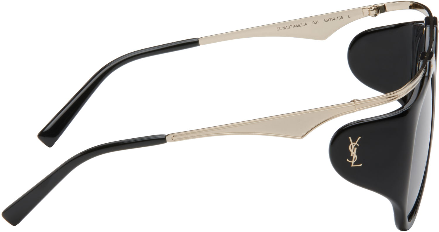 Сонцезахисні окуляри Saint Laurent Saint Laurent SL M137 Amelia Sunglasses чорний | SL M137 AMELIA-001, 1