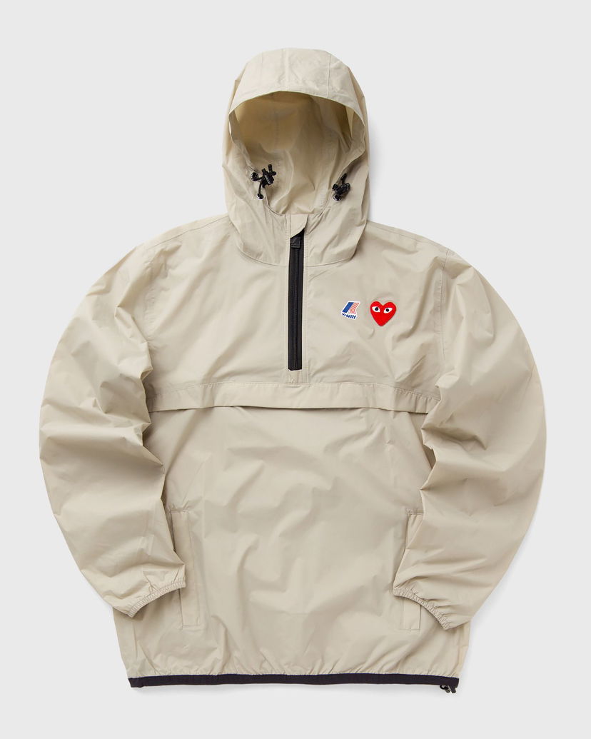 Вітровка Comme des Garçons K-WAY ISEX Windbreaker Jacket бежевий | AZ-J502-051-BEIGE