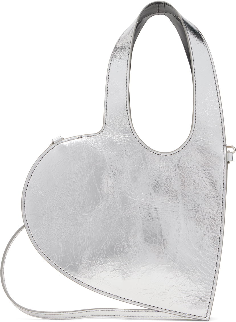 сумка-тоут Coperni Coperni Mini Heart Tote Bag Металік | COPBA93F6051