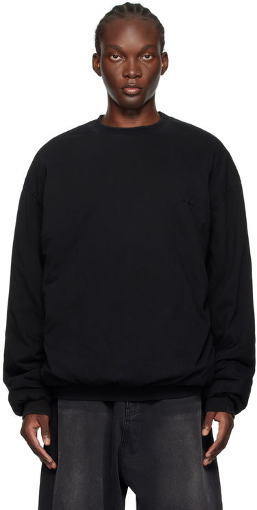 Cветр We11done We11done Padded Sweatshirt чорний | WD-TS2-24-785-U-BK, 0