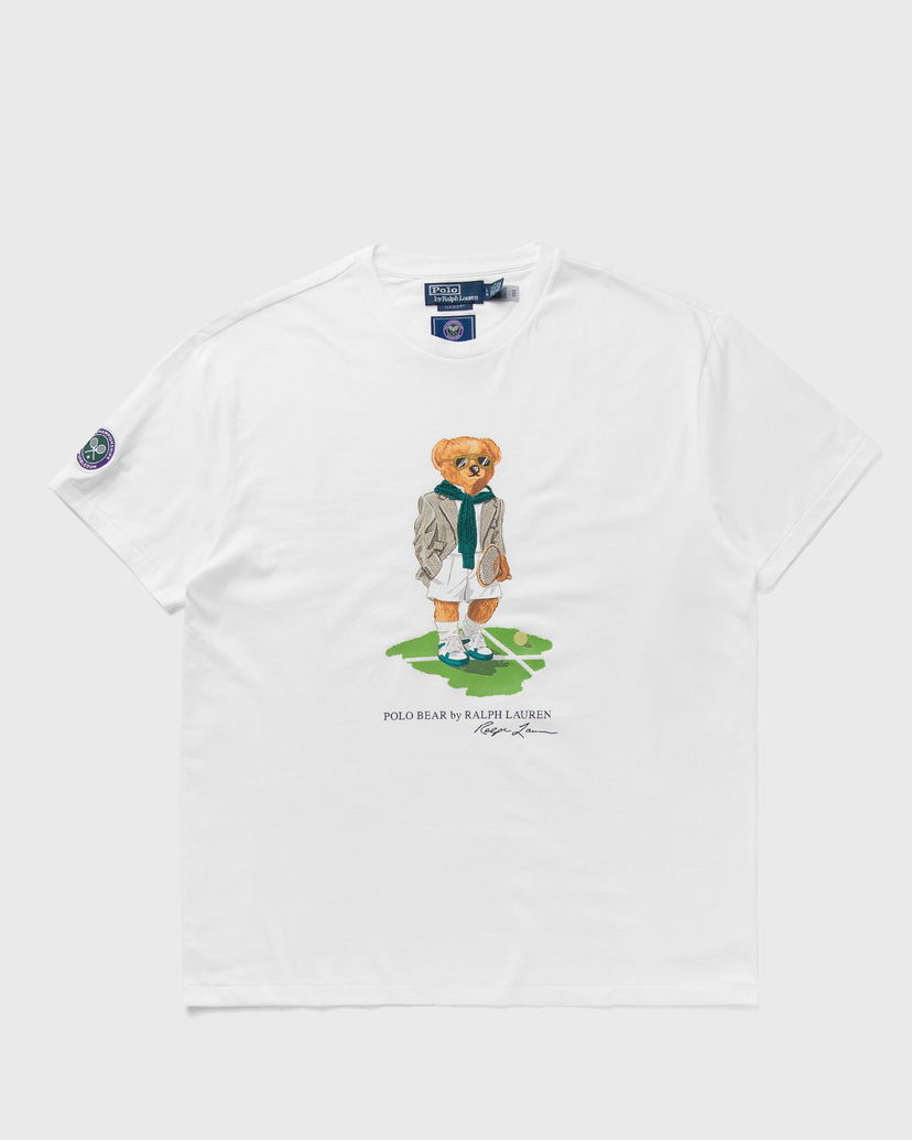 Футболка Polo by Ralph Lauren Ralph Lauren Wimbledon Bear T-Shirt білий | 710970519001