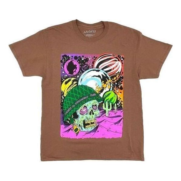 Футболка Cactus Jack by Travis Scott Travis Scott Cactus Jack x Sheck Wes Astroworld Tour Graphic Tee Коричневий | TC-351, 0