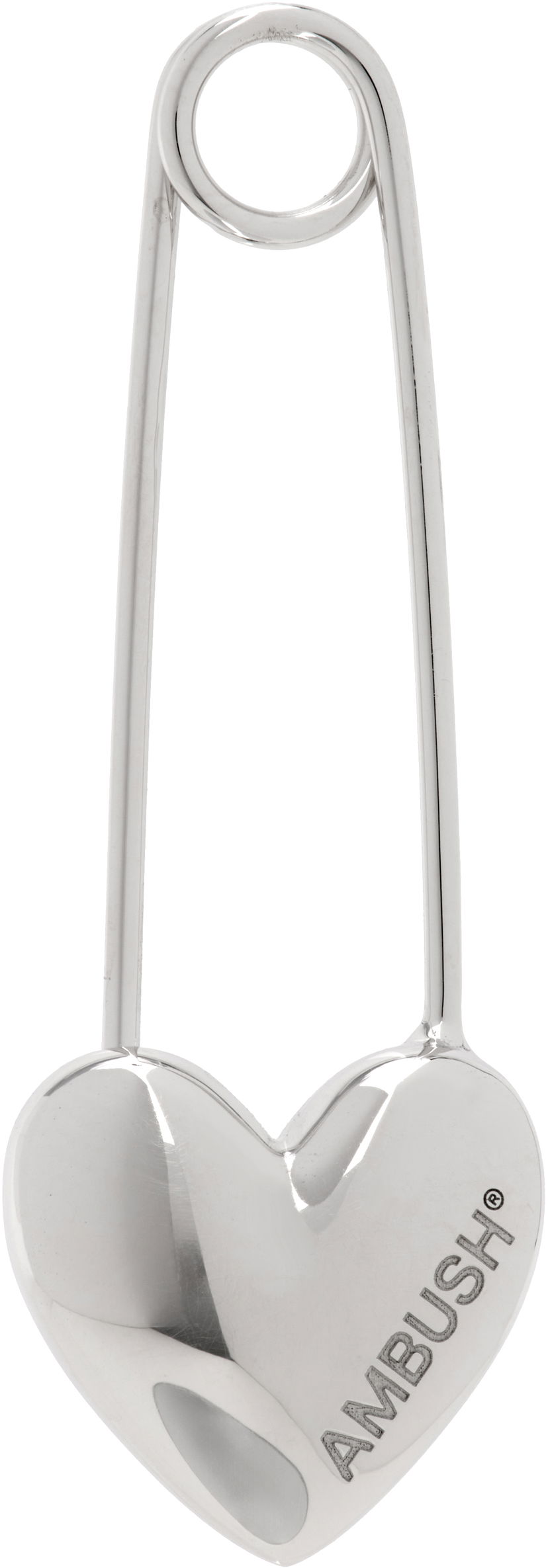 Pin Ambush AMBUSH Heart Safety Pin Earring Металік | 12115244