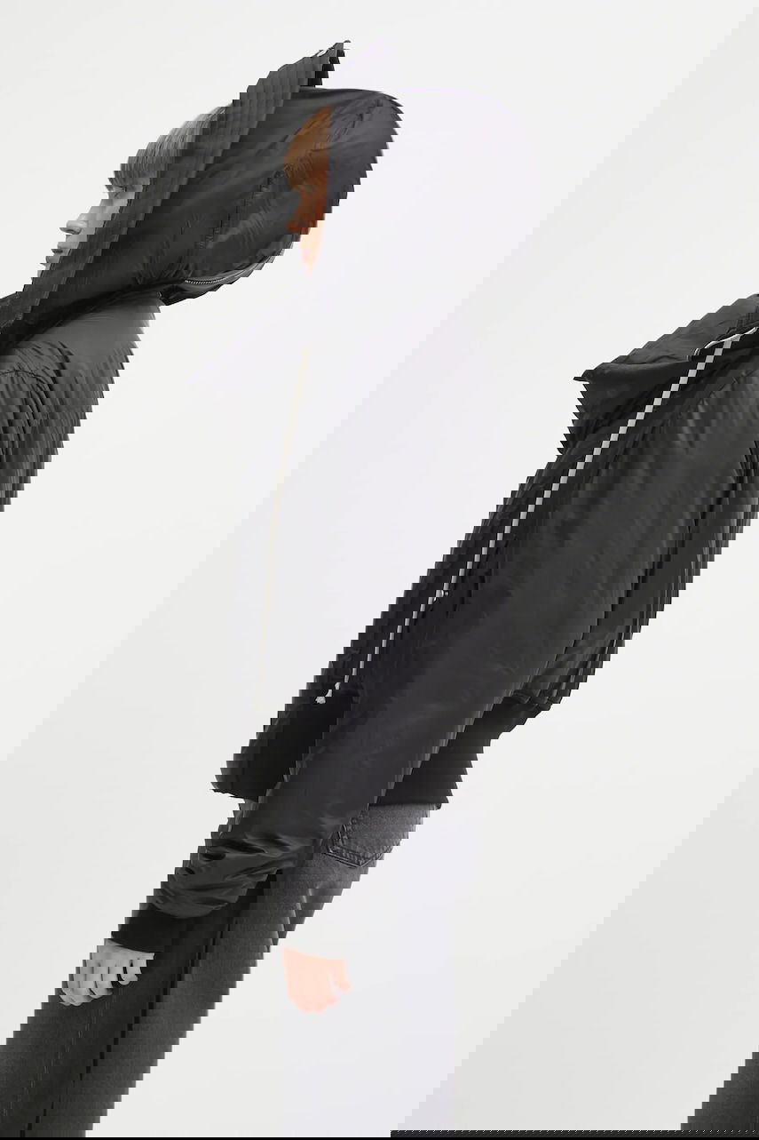 Парка Rick Owens Rick Owens DRKSHDW Cropped Alice Parka Oversize чорний | DS02E7731.NP, 1