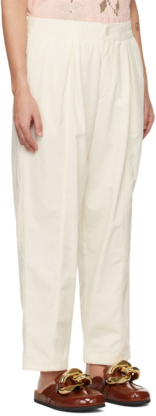 Штани YMC YMC Sylvian Trousers білий | Q4UAD, 1