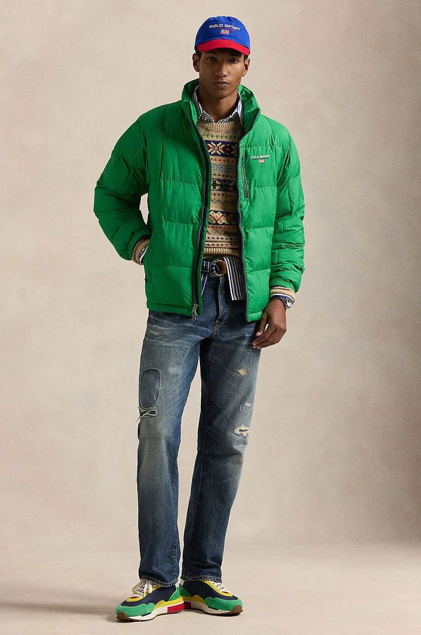 Пуховик Polo by Ralph Lauren Green Winter Jacket Зелений | 710961163