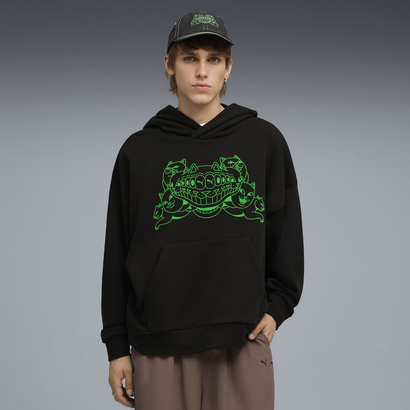 Світшоти Puma PUMA x RIPNDIP Relaxed Fit Hoodie чорний | 632414_01