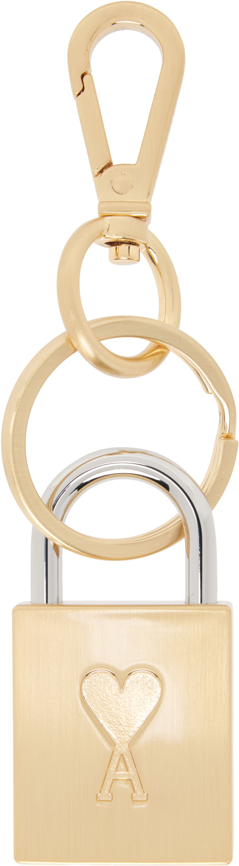 Брелоки AMI AMI Paris De Coeur Padlock Keychain Металік | UKR912.369