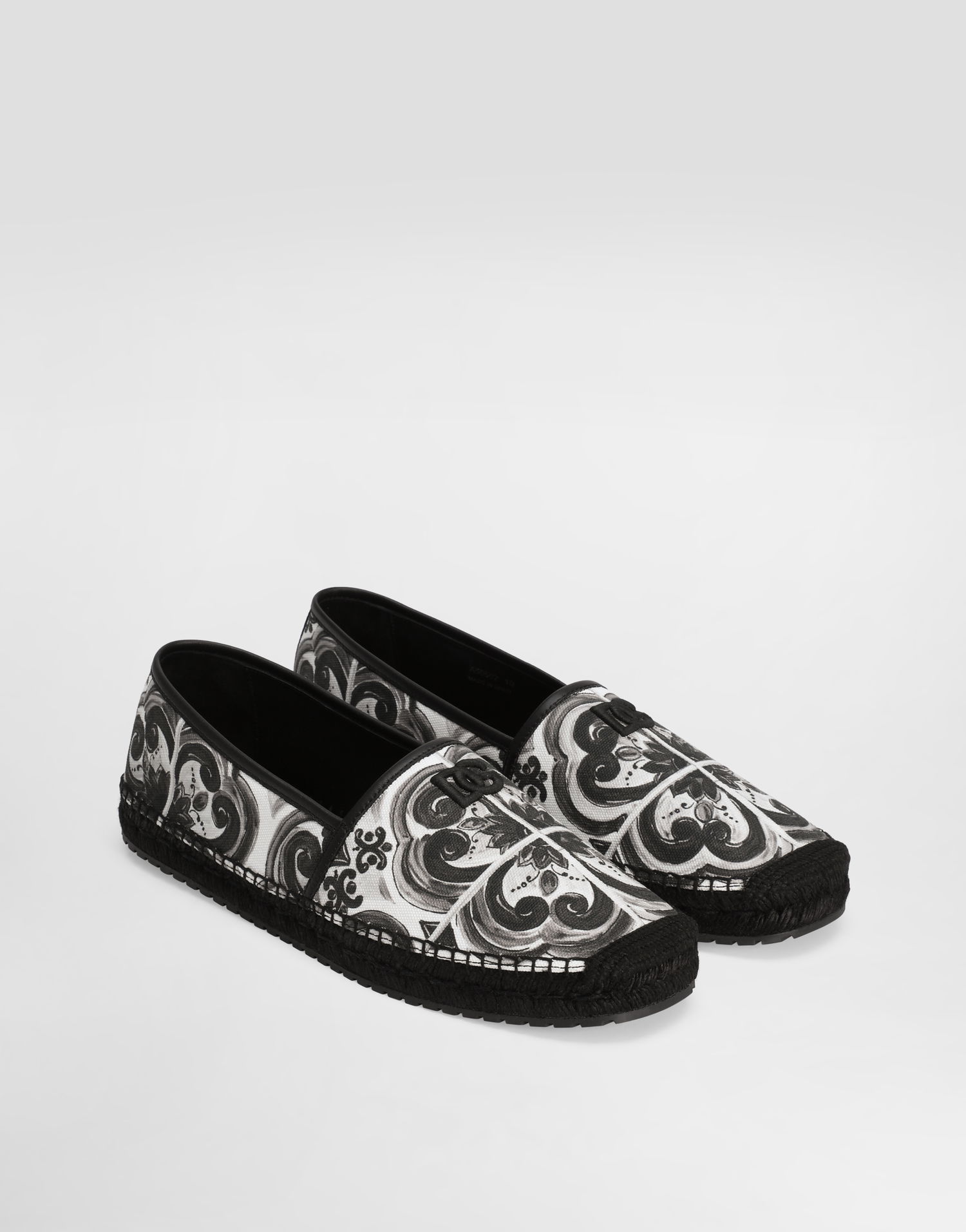 Аксесуари Dolce & Gabbana Dolce & Gabbana Shell-print Canvas Espadrilles Різнокольоровий | A50730AD506IU3TN, 1