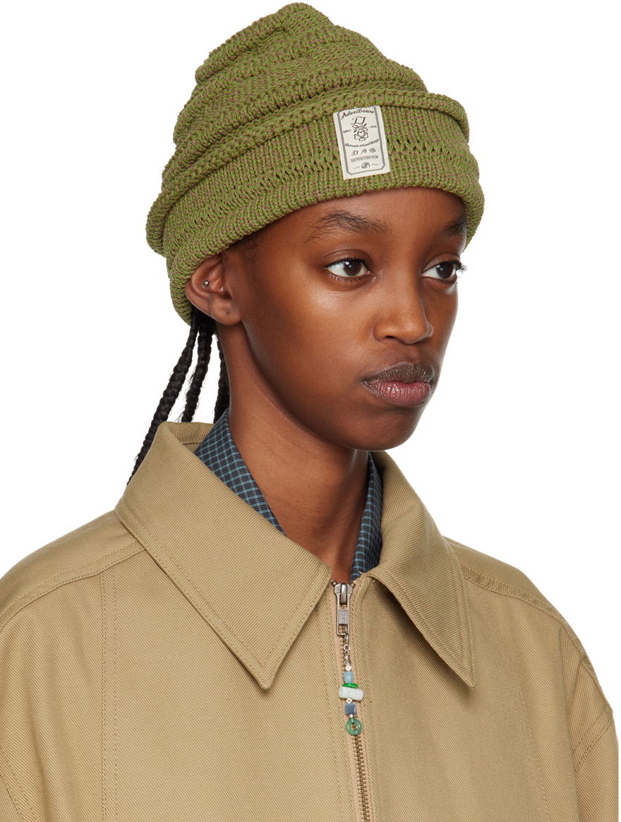 Шапка ADER ERROR Montblanc Knit Beanie Зелений | BMADSSHW0503KK, 1