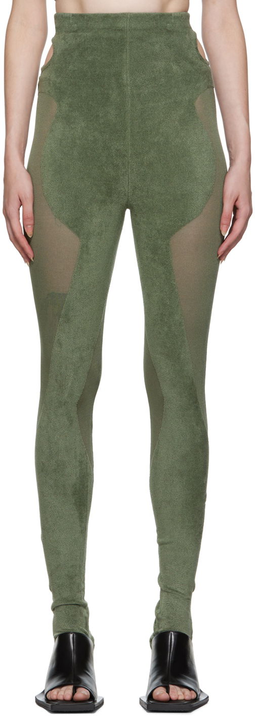 Легінси Dion Lee Chenille Leggings Зелений | C7128P22