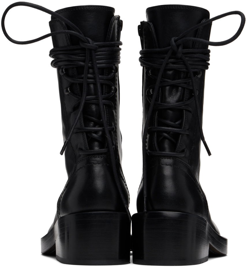 Одяг Ann Demeulemeester Ann Demeulemeester Henrica Leather Boots чорний | 2201-W-A02-380-099, 1
