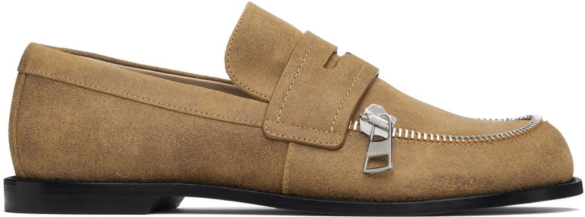 Кросівки та взуття JW Anderson JW Anderson Biker Zipper Loafers Коричневий | MC0001-LA0319