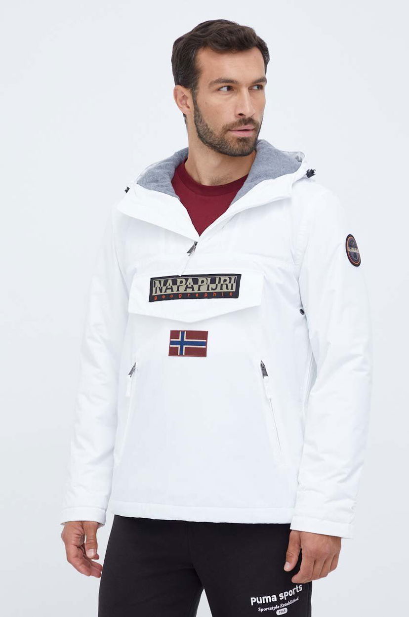 Вітровка Napapijri Overhead Anorak Jacket білий | NP0A4GMD0021