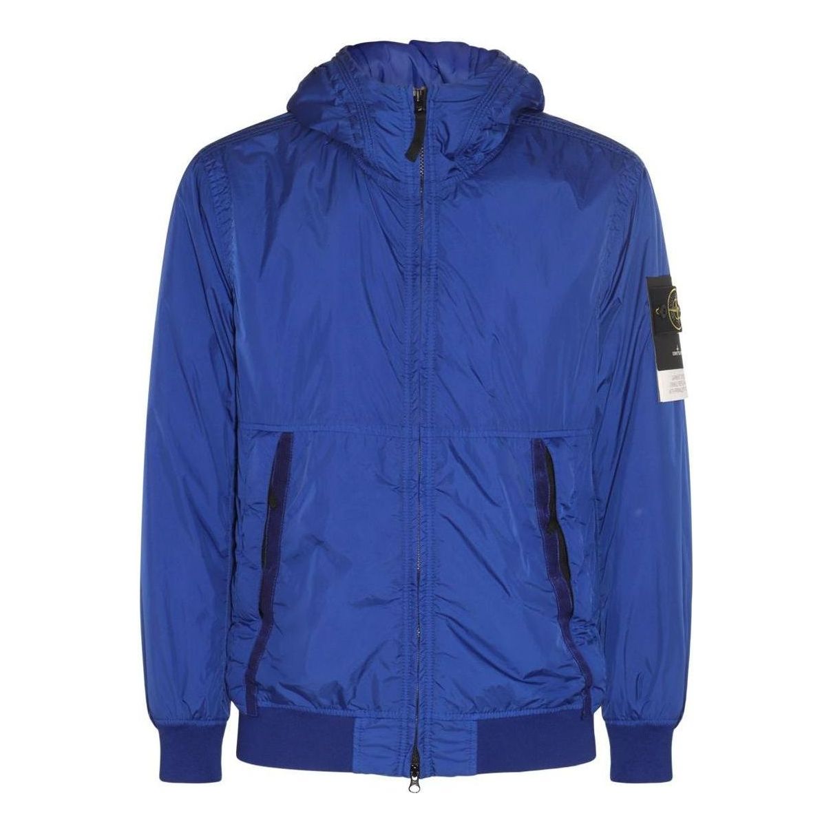 Вітровка Stone Island Hooded Track Jacket with Logo Patch Синій | 791540823-V0022, 0
