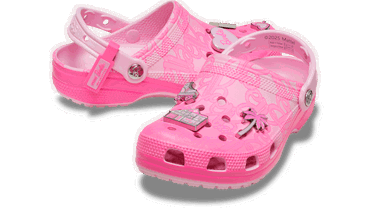 Кросівки та взуття Crocs Mattel Barbie Classic Clogs Рожевий | 211405-90H, 1