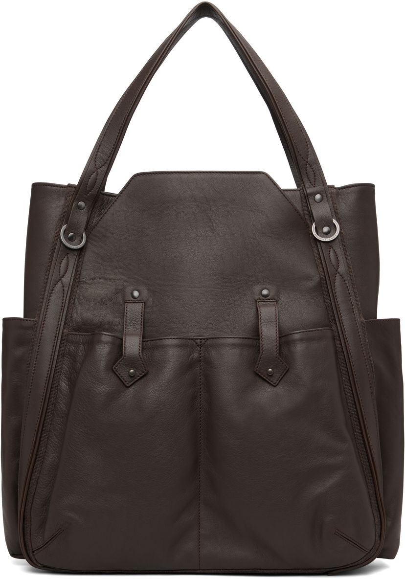 сумка-тоут KIKO KOSTADINOV Kiko Kostadinov Inex Leather Tote Коричневий | KKAW25BG04-148