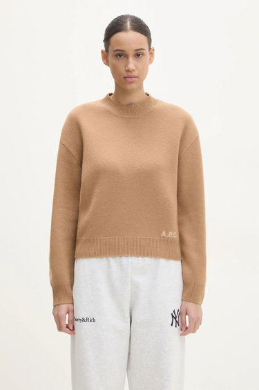 Cветр A.P.C. A.P.C. Pull Esther Wool Sweater Коричневий | WVBDK.F23373.CAB, 0