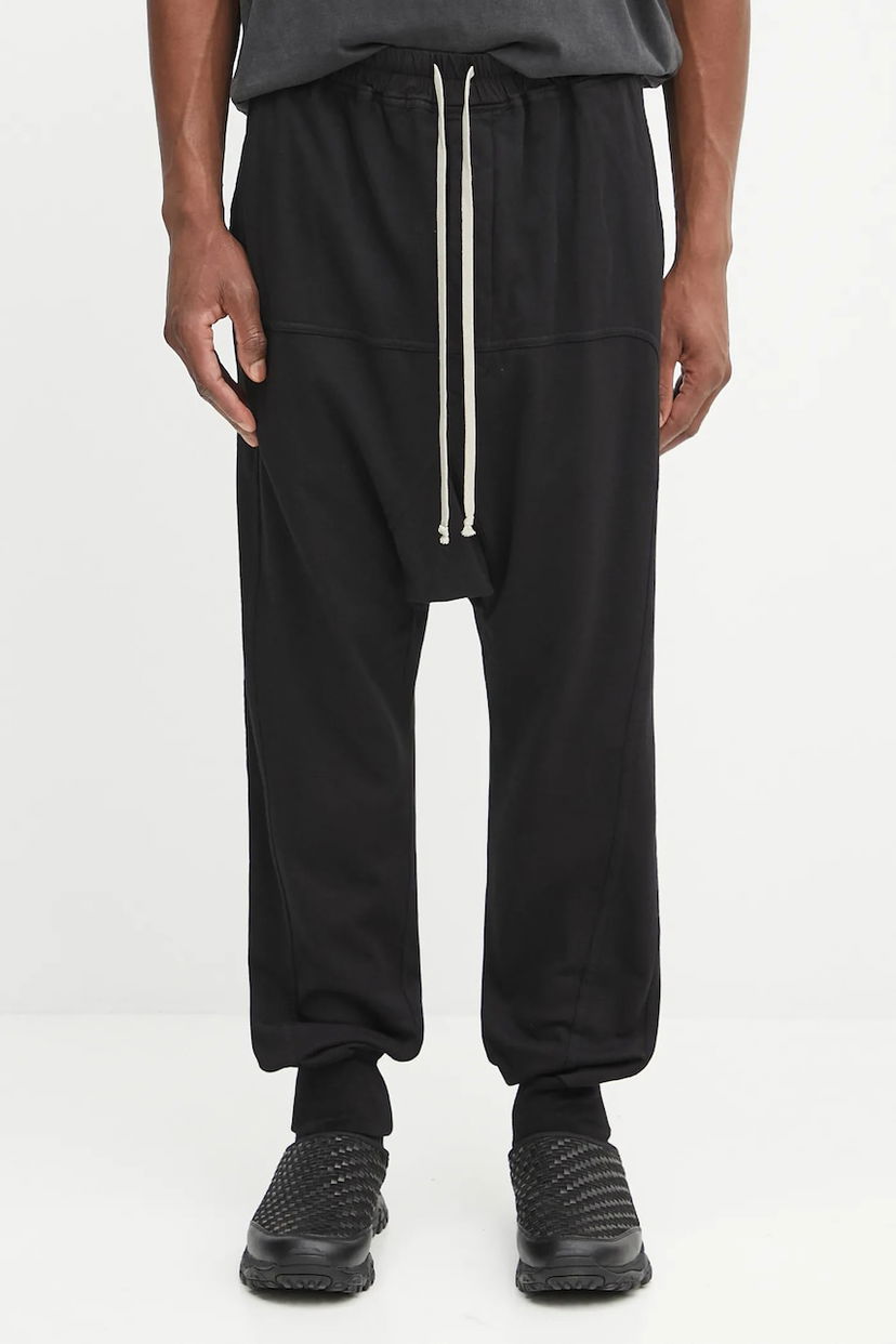 Спортивні штани Rick Owens Rick Owens DRKSHDW Prisoner Drawstring Sweatpants чорний | DU02E7395.RIG