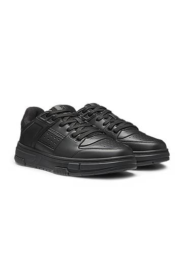 Одяг BOSS Mesh Trim Trainers чорний | 50548531
