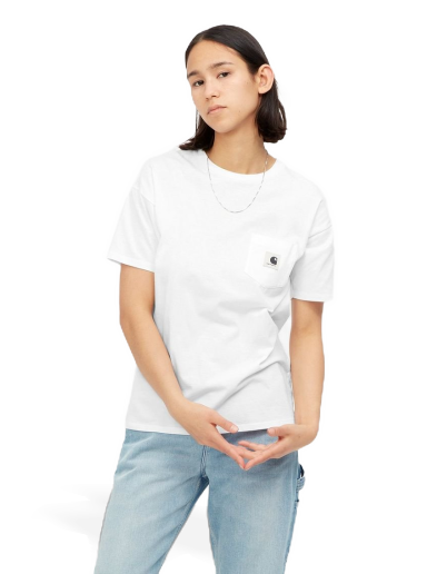 Футболка Carhartt WIP Pocket T-Shirt білий | I032215_02_XX
