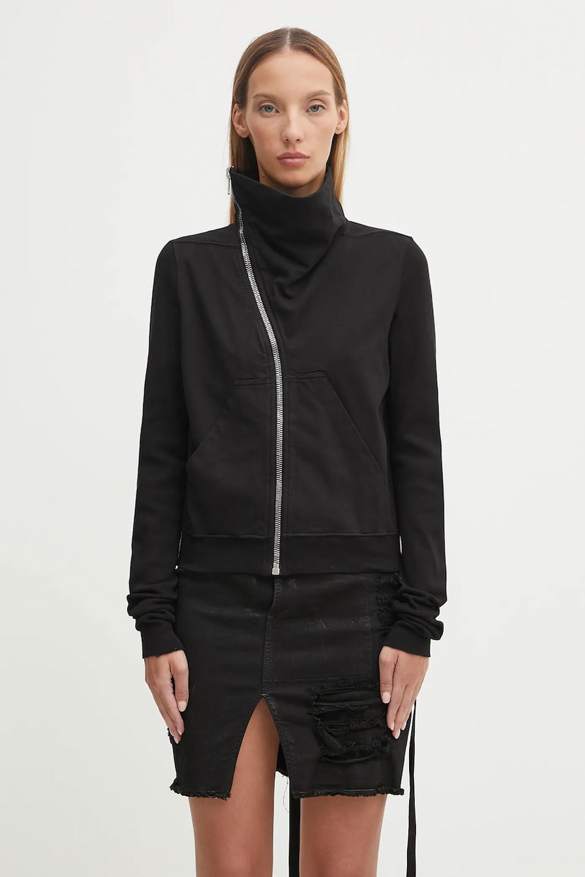 Світшоти Rick Owens Rick Owens DRKSHDW Mountain Zip-Up Hoodie чорний | DS02E7239.RIG