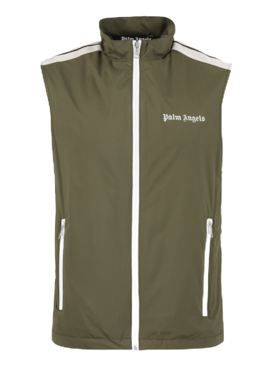 Жилет Palm Angels Classic Logo Vest Зелений | PMEA217S22FAB0015603