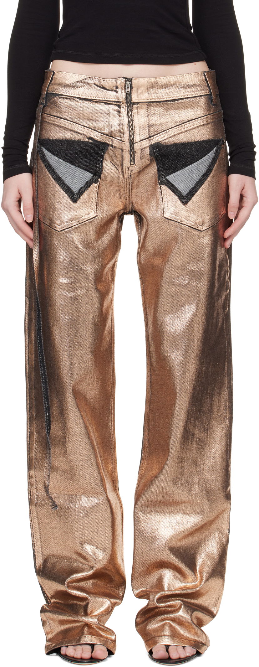 Джинси Ottolinger Ottolinger Loose-Fit Jeans Металік | 117-202817-01