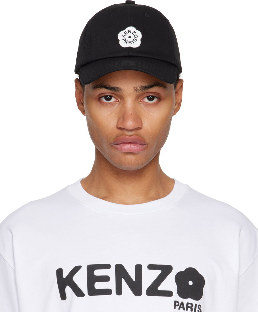 Кепка KENZO Designer Logo Patch Cap чорний | FF58AC411F34