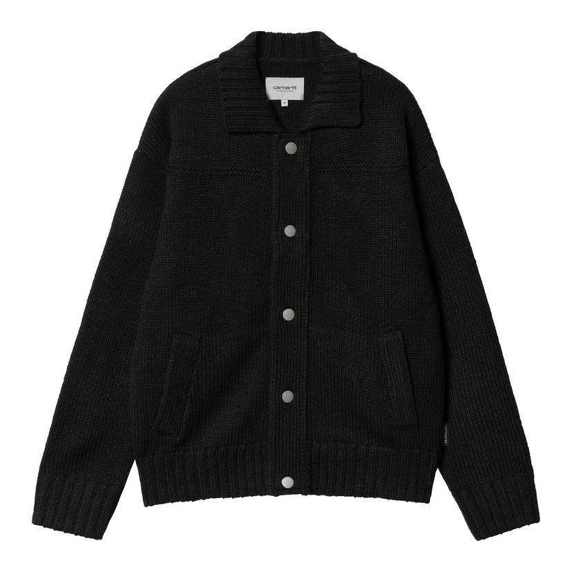 Cветр Carhartt WIP Knitted Cardigan with Pockets чорний | I034495_9