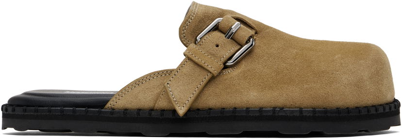 Одяг Moschino Moschino Suede Slip-on Loafers бежевий | MA10152G1M ME0 10B