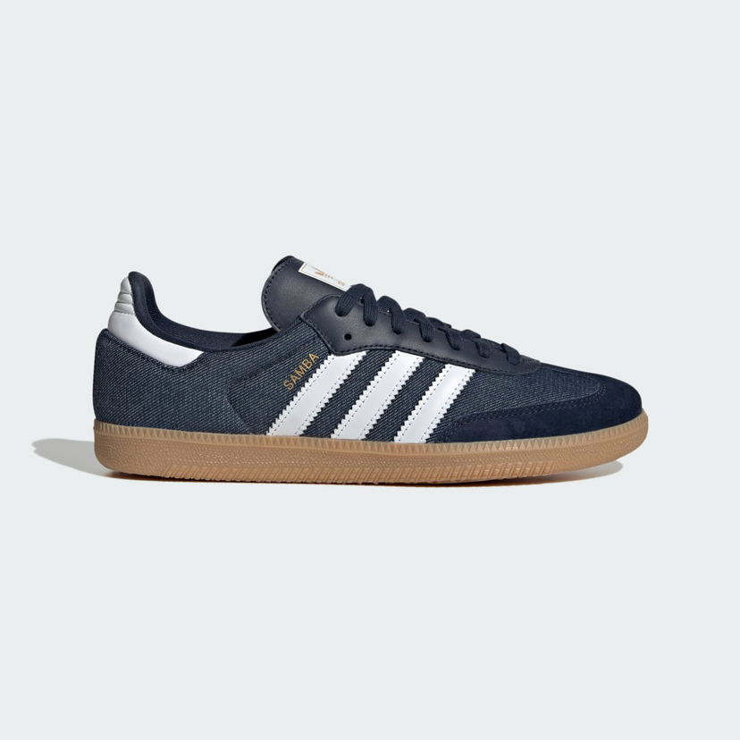 Кросівки та взуття adidas Originals Samba темно-синій | JQ6215