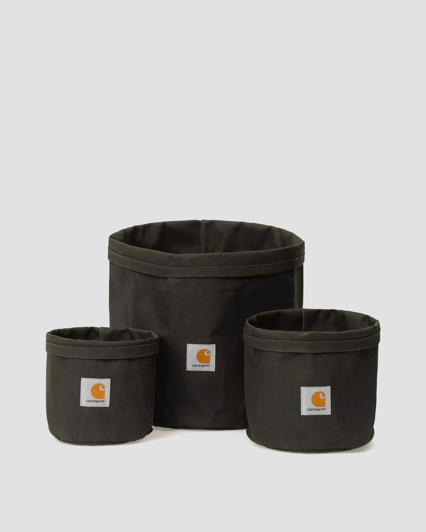 Домашній декор Carhartt WIP Canvas Storage Basket Set Зелений | I032014-49.XX