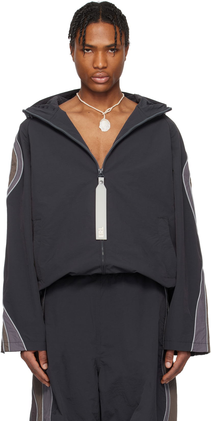 Вітровка ERL ERL UFO Windbreaker Jacket чорний | ERL10J015