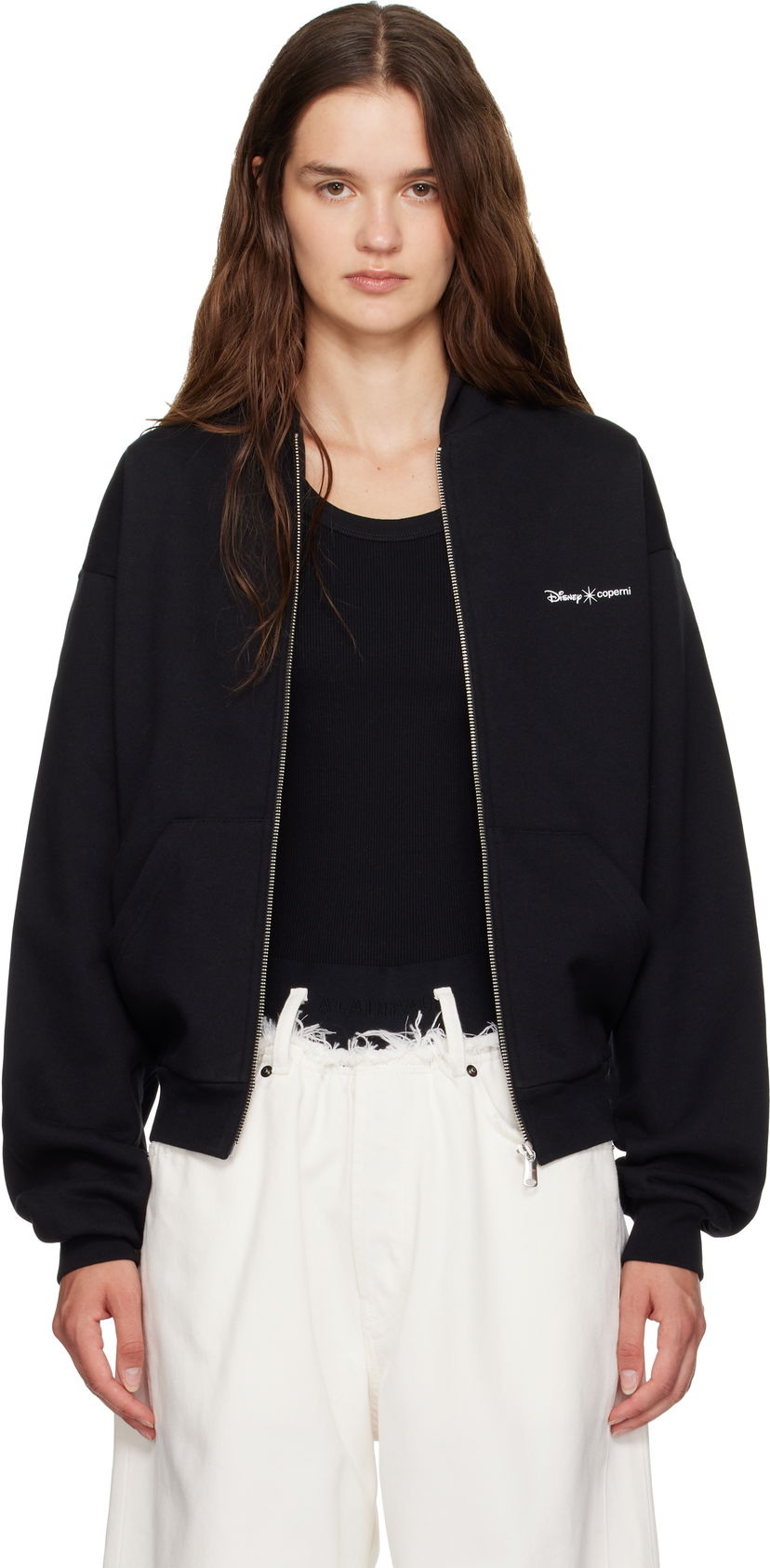 Світшоти Coperni Coperni Disney Maleficent Zip Up Hoodie чорний | DJS162F5035