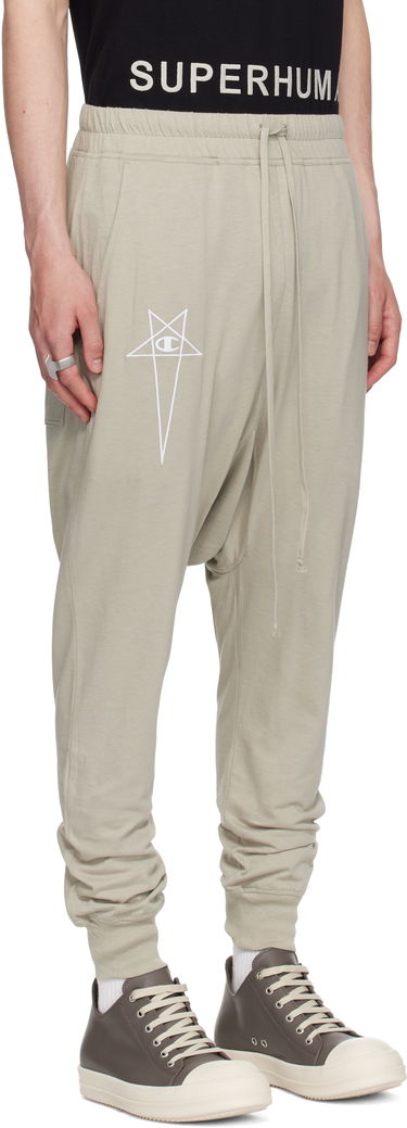 Спортивні штани Rick Owens Rick Owens Champion Edition Prisoner Drawstring Sweatpants Сірий | CM01E1690 CHJG JERSEY, 1