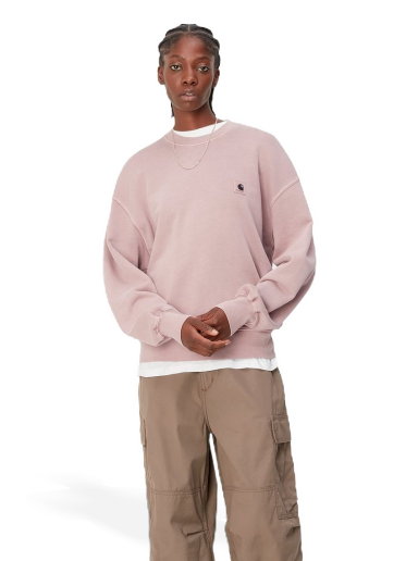 Світшоти Carhartt WIP Nelson Sweatshirt "Glassy Pink garment dyed" Рожевий | I029537_1NJ_GD