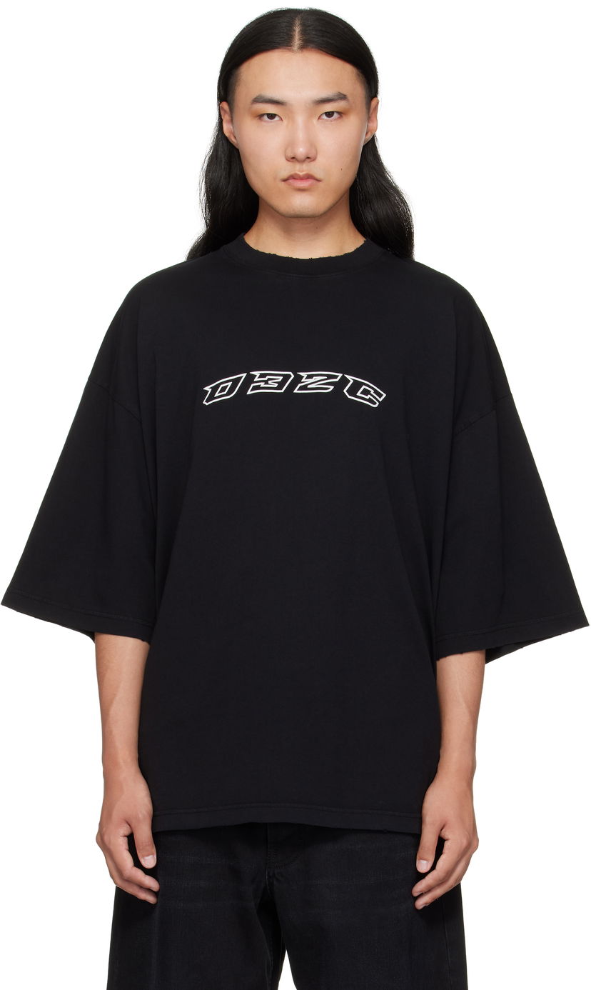 Футболка 032C 032c Hansel and Gretel Oversized T-Shirt чорний | F25-URC-0152-050