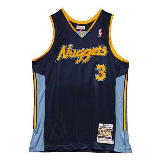 Джерсі Mitchell & Ness Mitchell & Ness Denver Nuggets Basketball Jersey Синій | AJY4GS20032-DNUNAVY06AIV